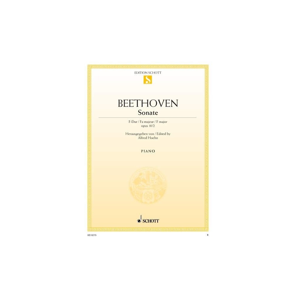 Beethoven, Ludwig van - Sonata F major op. 10/2 