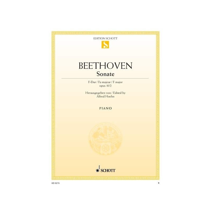 Beethoven, Ludwig van - Sonata F major op. 10/2 