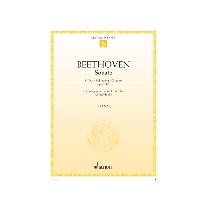 Beethoven, Ludwig van - Sonata in G Major op. 14/2