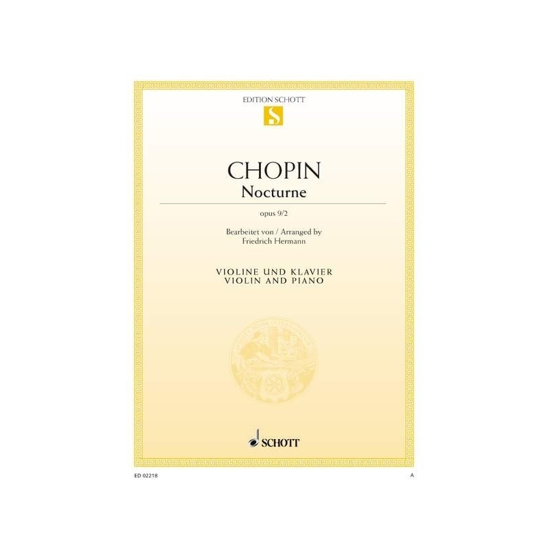 Chopin, Frédéric - Nocturne D major op. 9/2