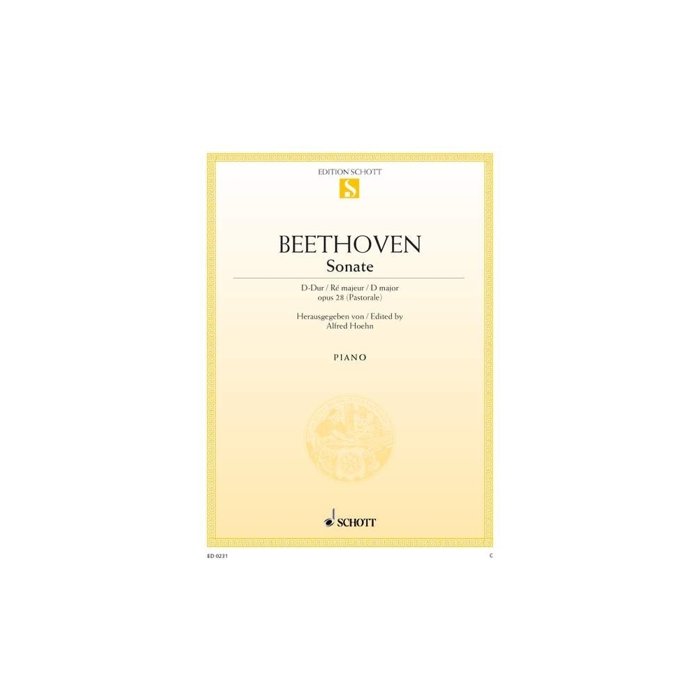 Beethoven, Ludwig van - Sonata D Major op. 28