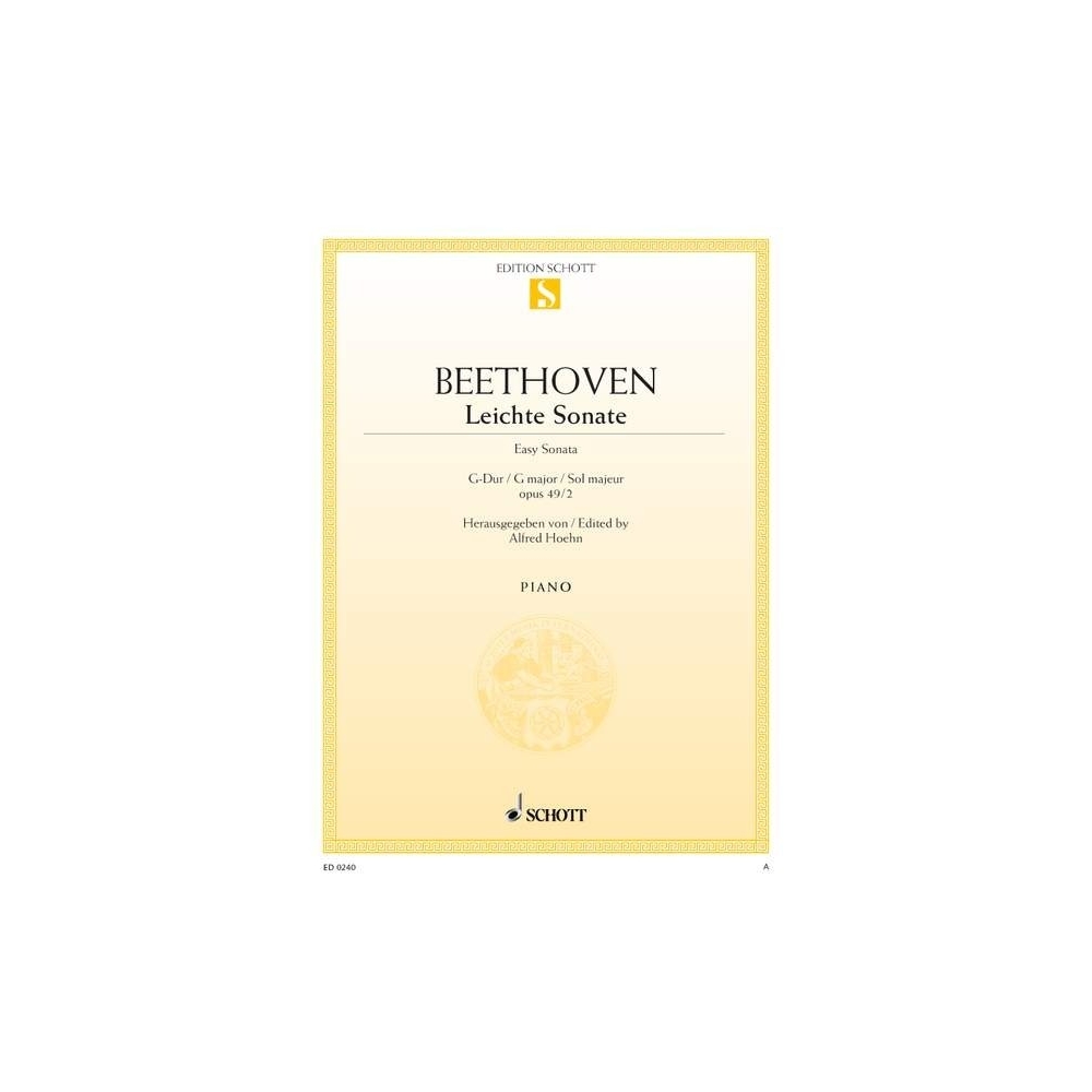 Beethoven, Ludwig van - Sonata G Major op. 49/2