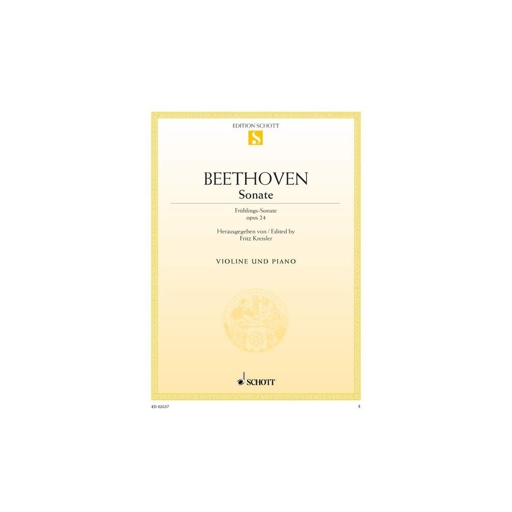 Beethoven, Ludwig van - Sonata F major op. 24 