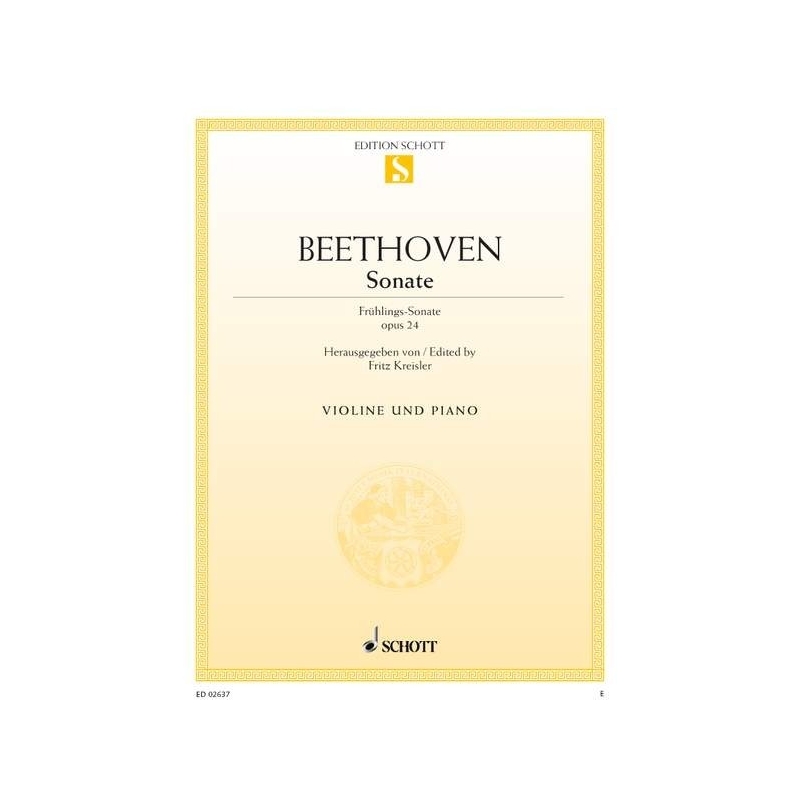 Beethoven, Ludwig van - Sonata F major op. 24