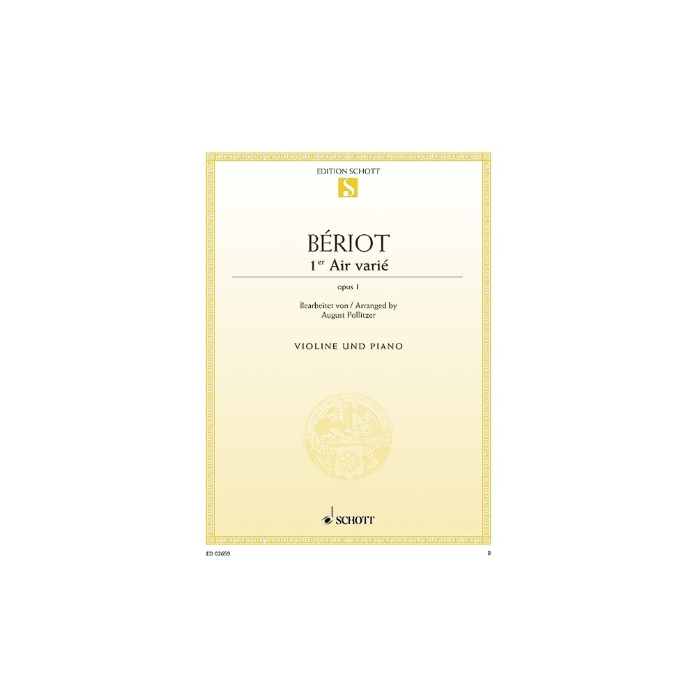 Bériot, Charles-Auguste de - Air varié D minor op. 1 