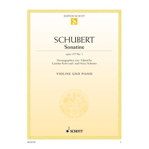 Schubert, Franz - Sonatina D major op. 137/1 D 384 