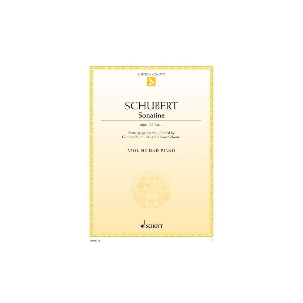 Schubert, Franz - Sonatina D Major op. 137/1 D 384