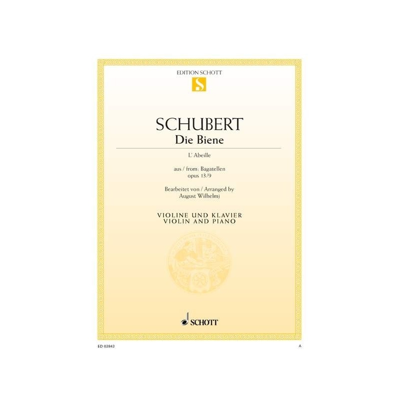 Schubert, Franz (Dresden) - Die Biene op. 13/9
