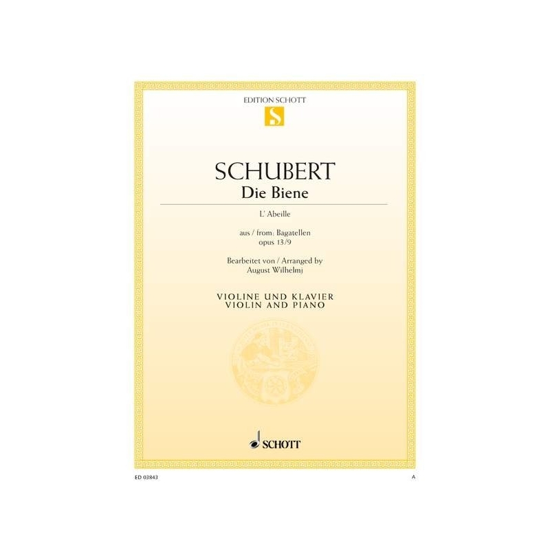 Schubert, Franz (Dresden) - The Bee op. 13/9 