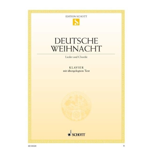 German Christmas - Songs and choral for piano with text