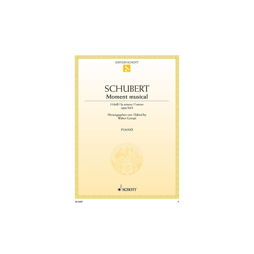 Schubert, Franz - Moment musical op. 94 D 780 