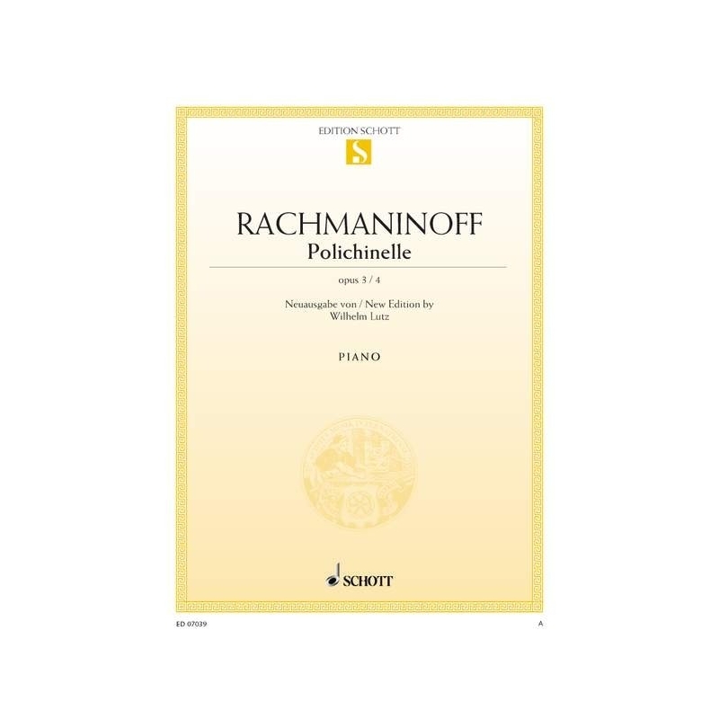 Rachmaninoff, Sergei Wassiljewitsch - Polichinelle op. 3/4