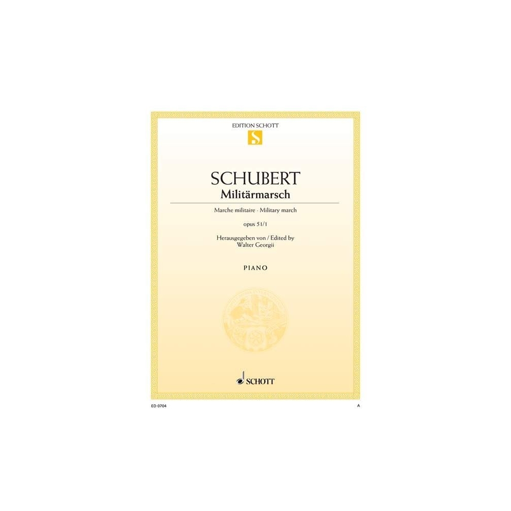 Schubert, Franz - Military march D Major op. 51/1 D 733/1