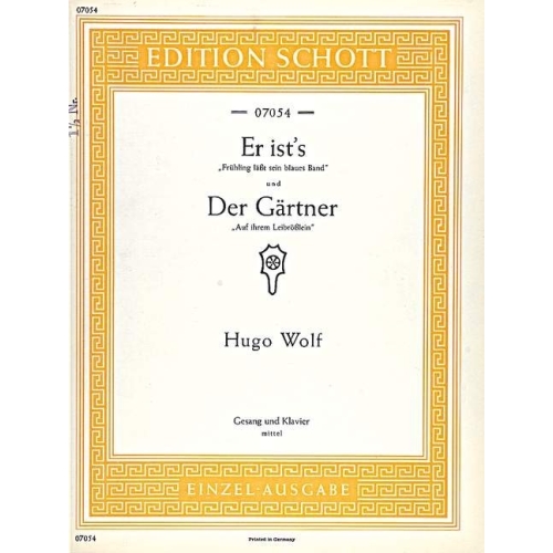 Wolf, Hugo Philipp Jakob -...