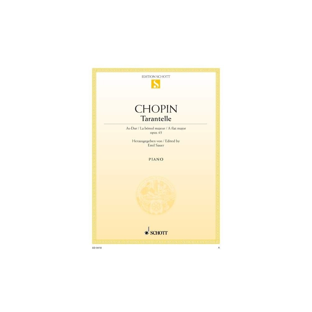 Chopin, Frédéric - Tarantella A-flat major op. 43 