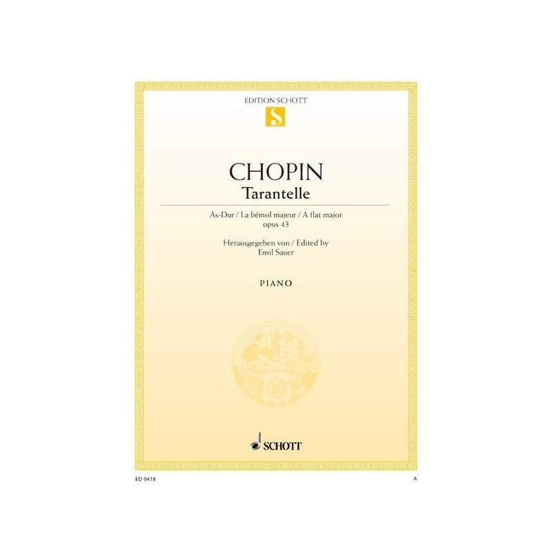Chopin, Frédéric - Tarantella A-flat major op. 43 