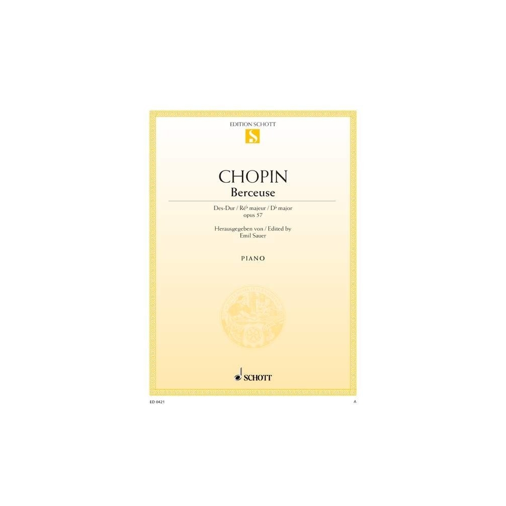 Chopin, Frédéric - Berceuse D flat Major, op. 57 op. 57
