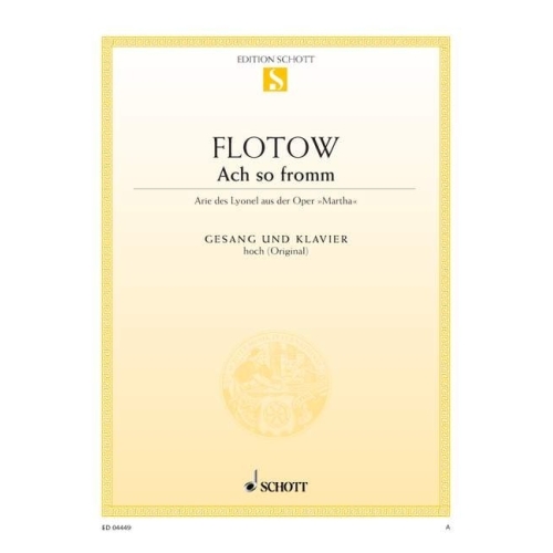 Flotow, Friedrich von - Ach so fromm 