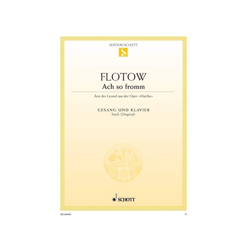 Flotow, Friedrich von - Ach so fromm