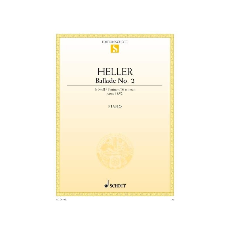 Heller, Stephen - Ballade No. 2 B minor op. 115