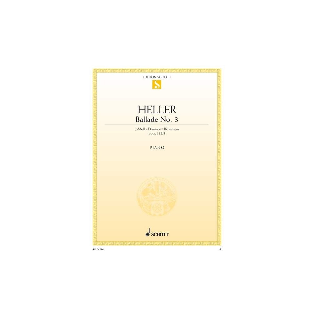 Heller, Stephen - Ballade No. 3 D minor op. 115