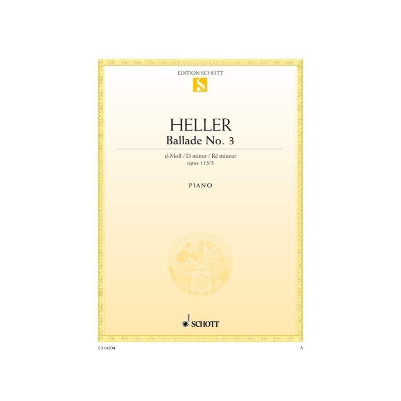 Heller, Stephen - Ballade No. 3 D minor op. 115 