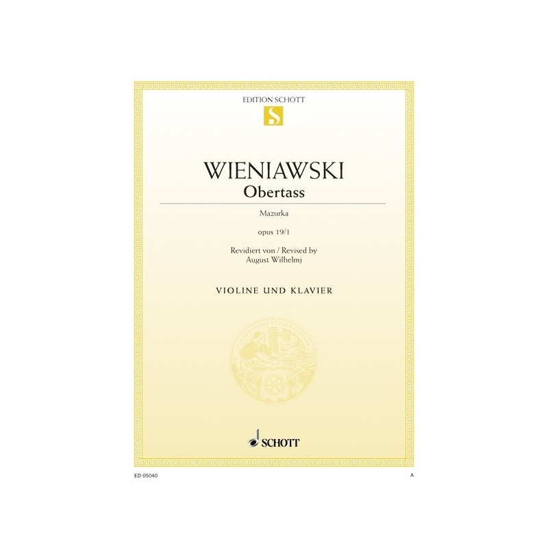 Wieniawski, Henryk - Obertass op. 19/1
