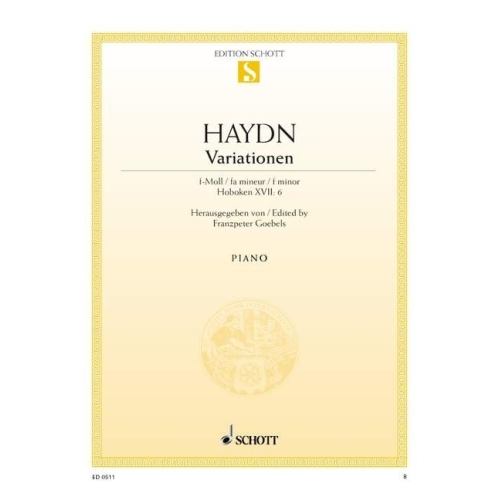 Haydn, Joseph - Variations F Minor  Hob. XVII:6