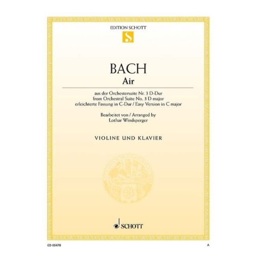 Bach, Johann Sebastian - Air  BWV 1068