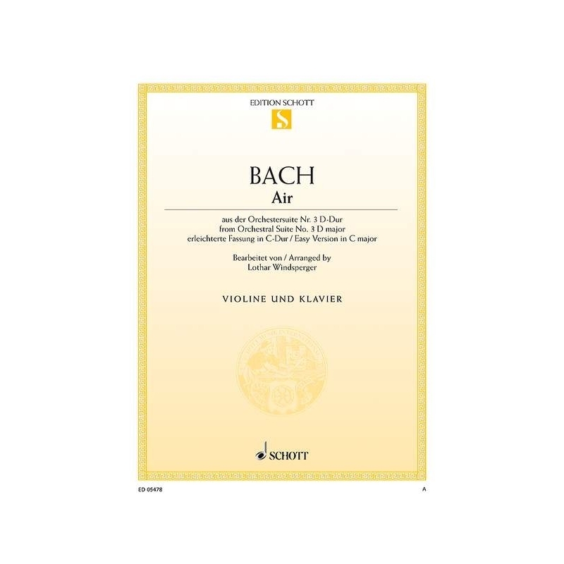 Bach, Johann Sebastian - Air  BWV 1068