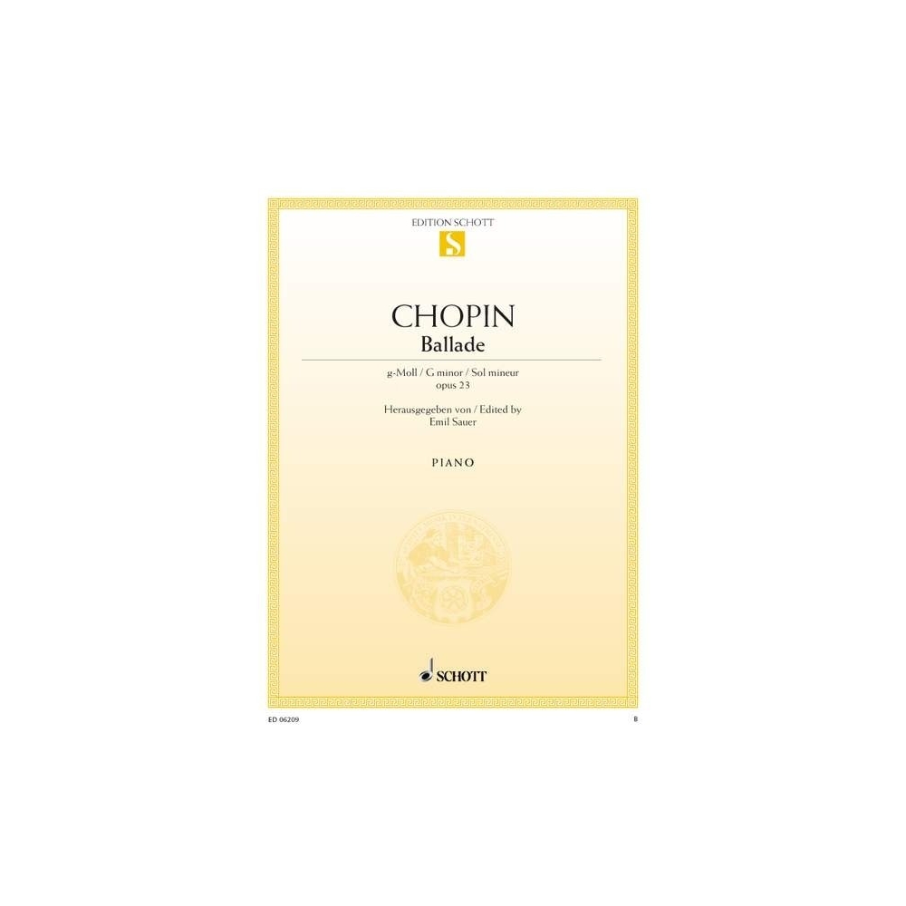 Chopin, Frédéric - Ballade G minor op. 23 