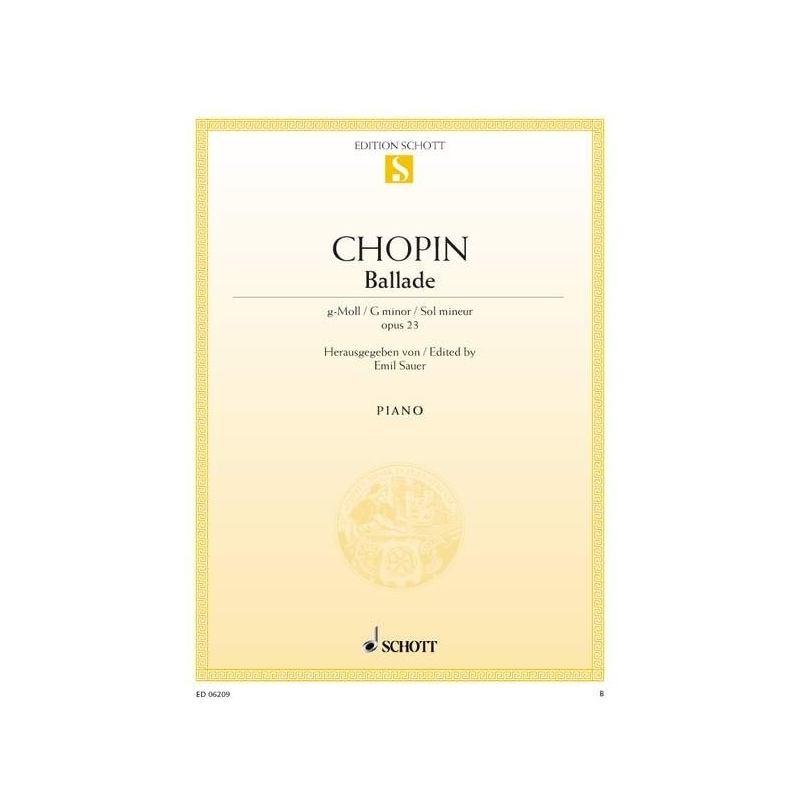 Chopin, Frédéric - Ballade G Minor op. 23