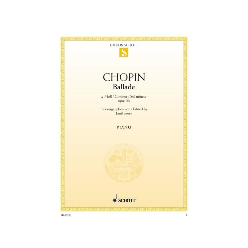 Chopin, Frédéric - Ballade G minor op. 23 