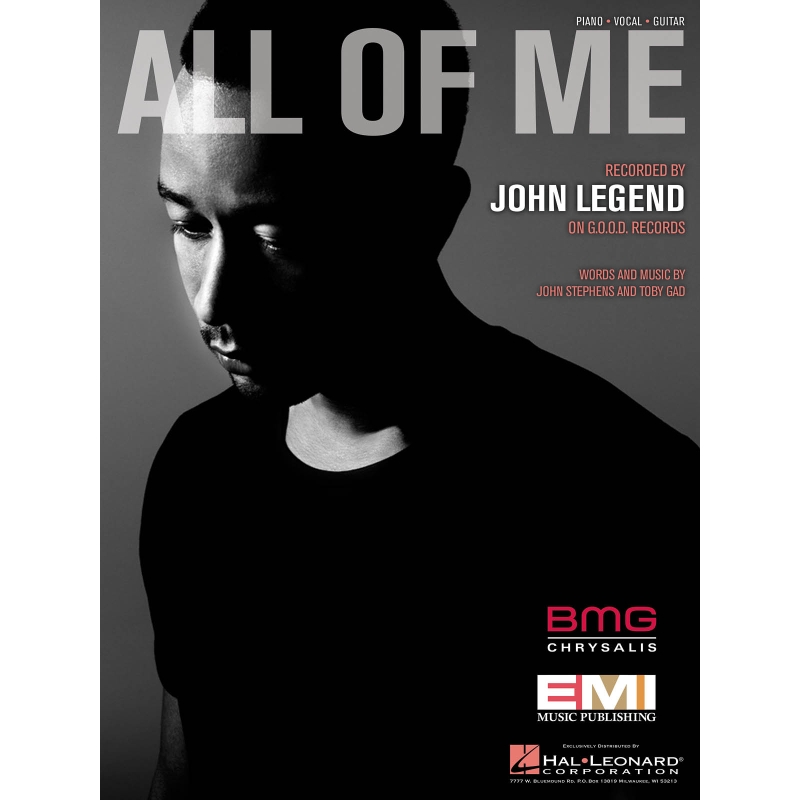 John Legend: All Of Me (PVG)
