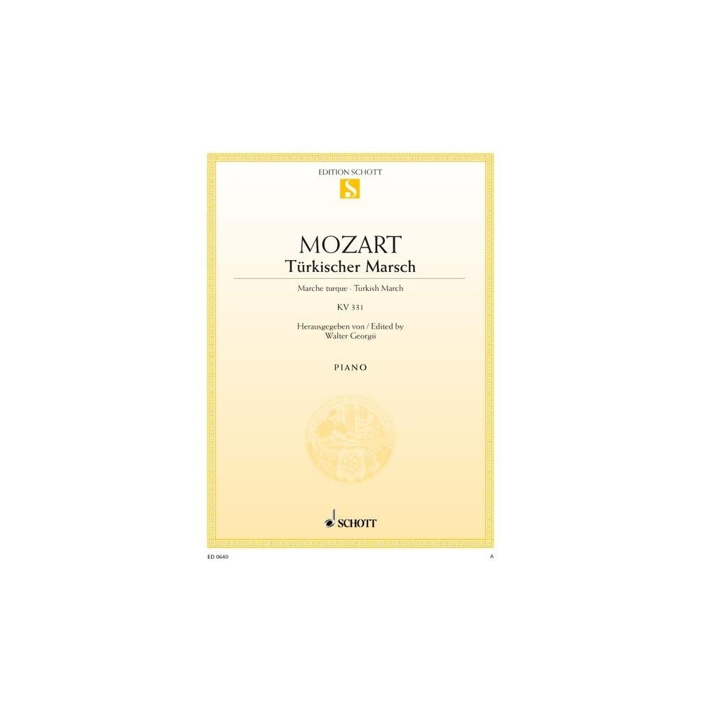 Mozart, Wolfgang Amadeus - Turkish March K 331 