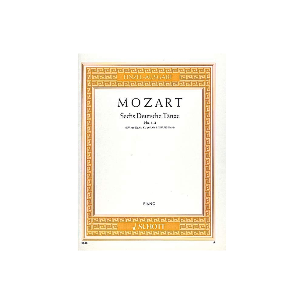 Mozart, Wolfgang Amadeus - Six German Dances  KV 586/6, 567/4 + 5
