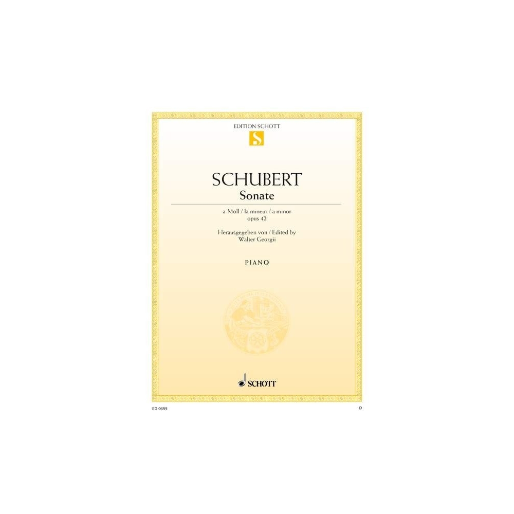 Schubert, Franz - Sonata A Minor op. 42 D 845