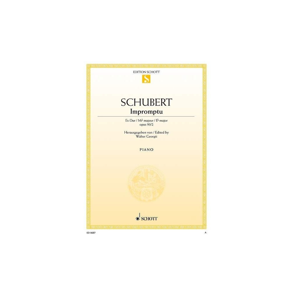 Schubert, Franz - Impromptu op. 90 D 899 