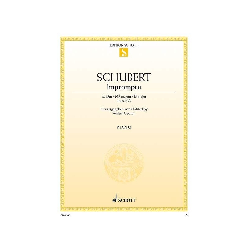 Schubert, Franz - Impromptu op. 90 D 899 