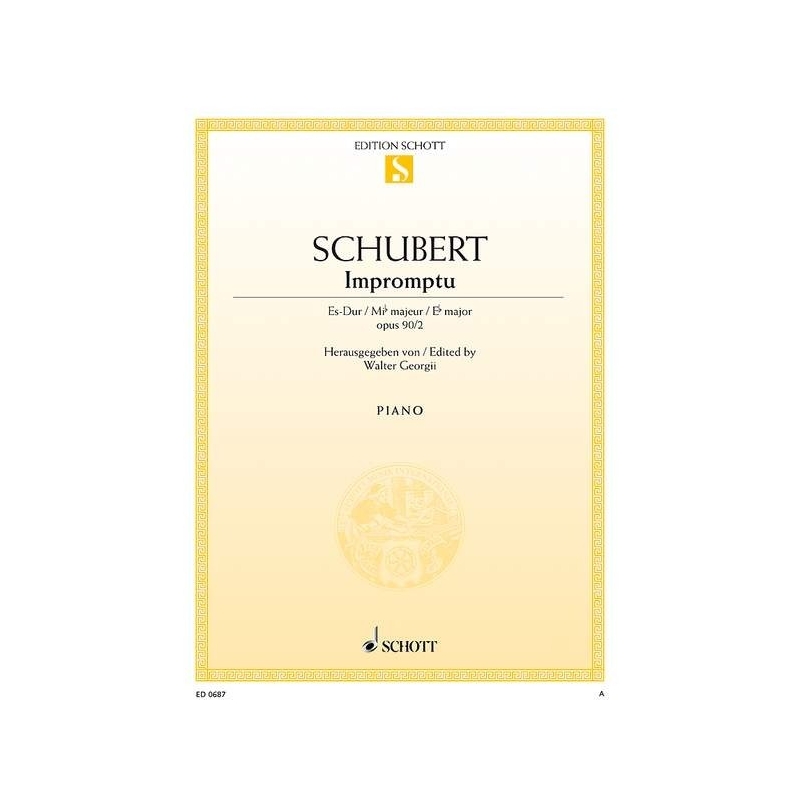 Schubert, Franz - Impromptu op. 90 D 899