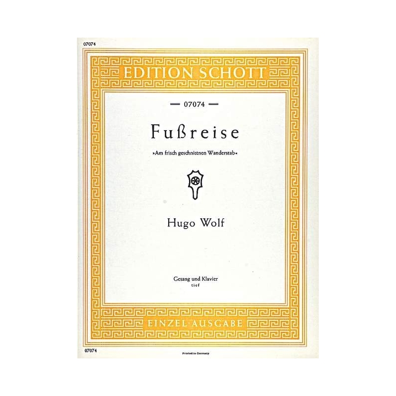 Wolf, Hugo Philipp Jakob - Fußreise 
