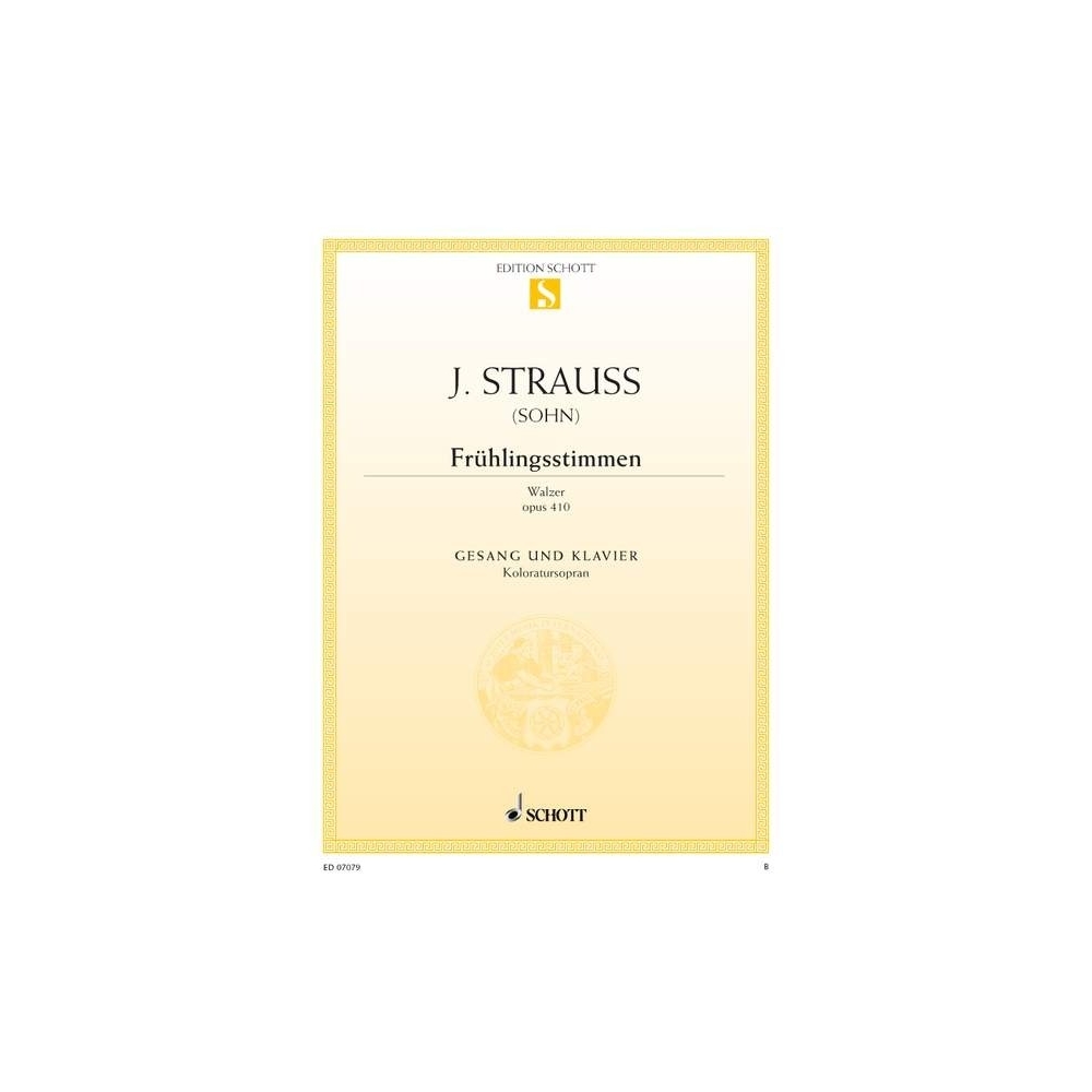 Strauß (Son), Johann - Frühlingsstimmen op. 410 