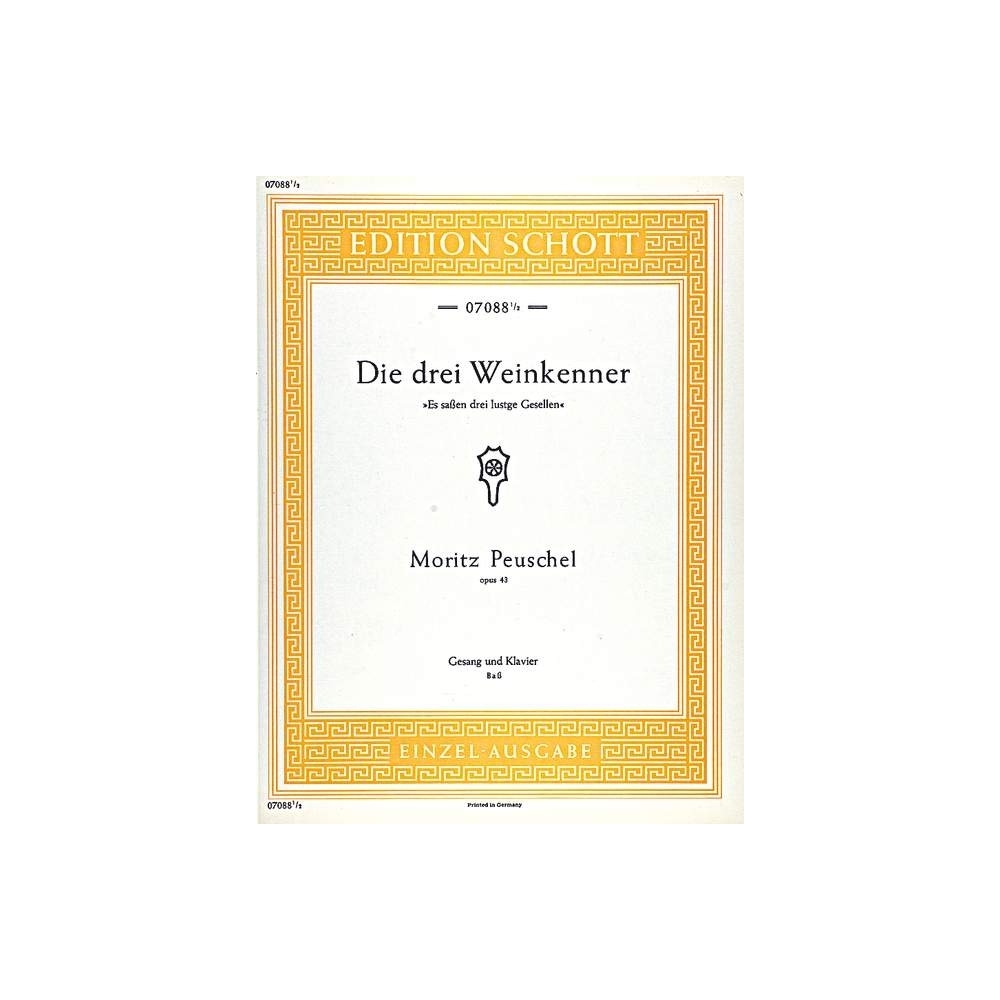 Peuschel, Moritz - Die drei Weinkenner op. 43 