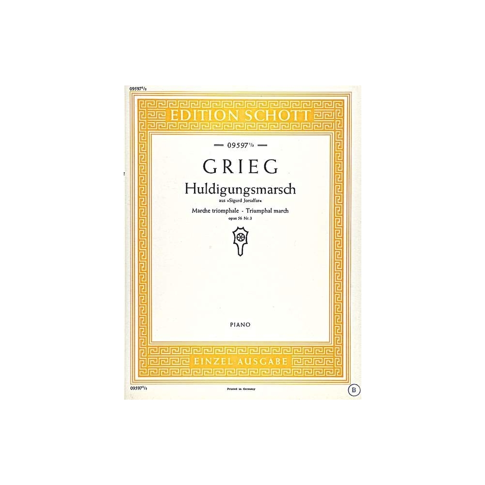 Grieg, Edvard - Triumphal march op. 56/3 