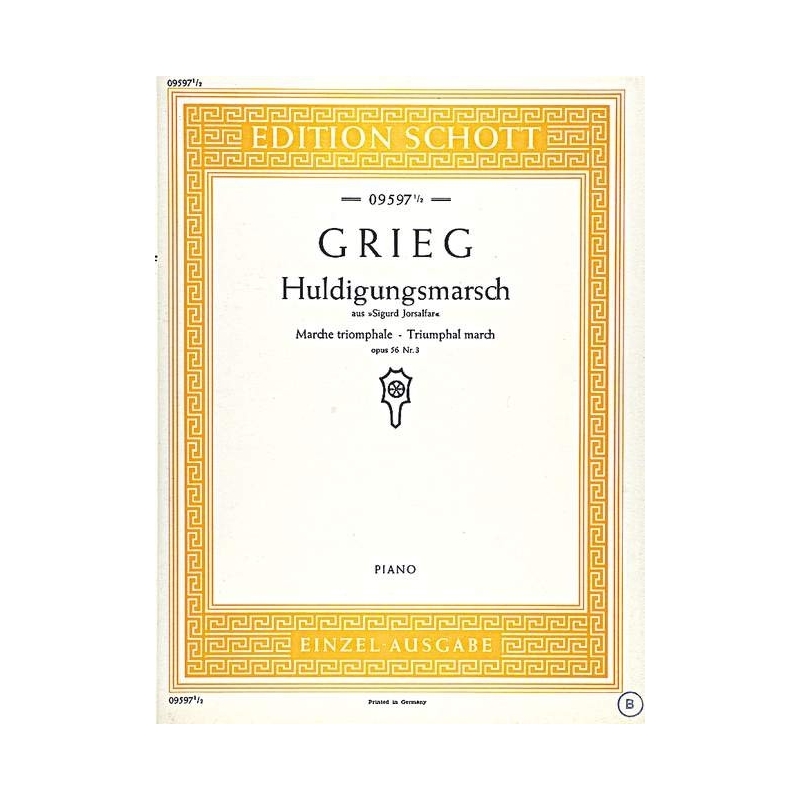 Grieg, Edvard - Triumphal march op. 56/3 