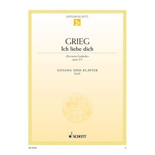 Grieg, Edvard - Ich liebe...