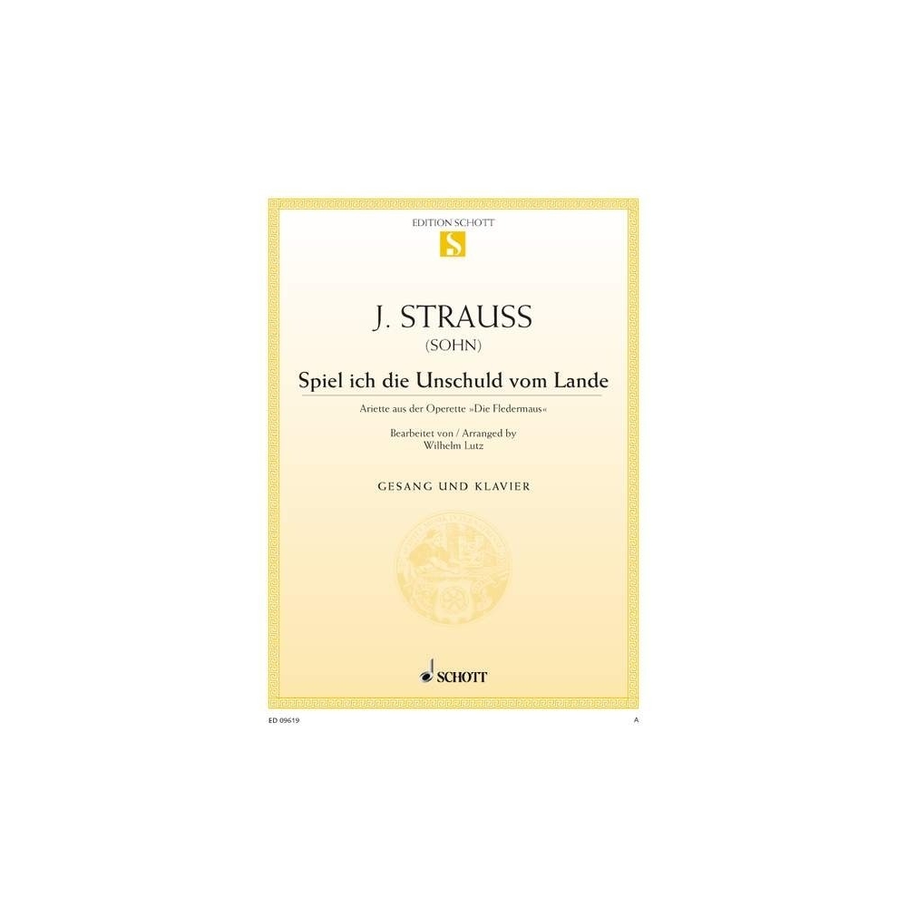 Strauß (Son), Johann - Spiel ich die Unschuld vom Lande 