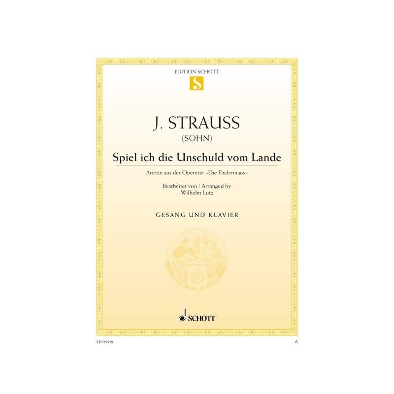 Strauß (Son), Johann - Spiel ich die Unschuld vom Lande
