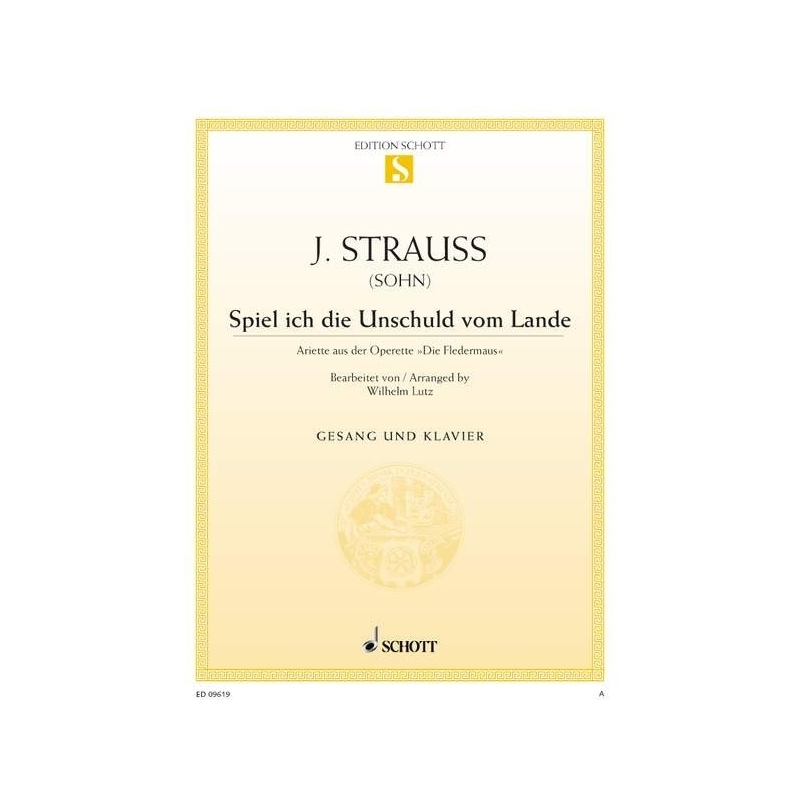 Strauss (Son), Johann - Spiel ich die Unschuld vom Lande