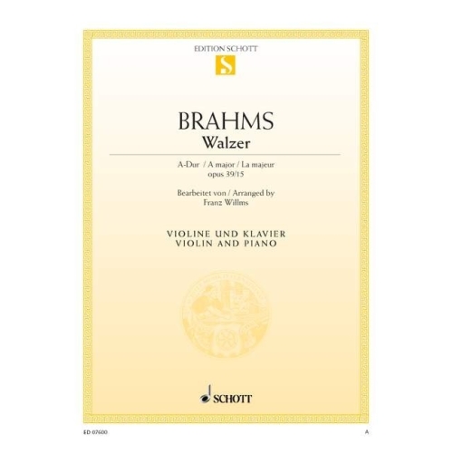 Brahms, Johannes - Waltz A...